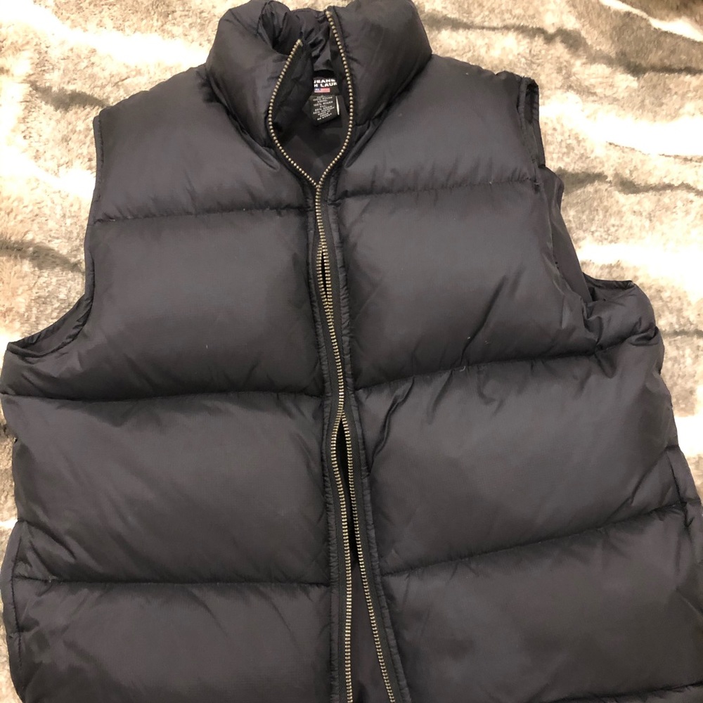 Polo Jeans (Ralph Lauren) down black vest